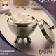 Цукорниця Gipfel OREOLE на ніжках 102х112 мм 400 мл 9831 - изображение 2