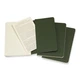 3 блокнот Moleskine Cahier маленьких зелених CH011K15 - зображення 4