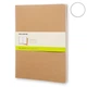 3 блокнот Moleskine Cahier великих бежевих QP433 - зображення 1
