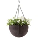 Вазон Keter Rattan Hanging Sphere 8,6 л коричневий - изображение 1