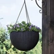 Вазон Keter Rattan Hanging Sphere 8,6 л коричневий - изображение 3