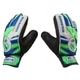Футбольні воротарські рукавички із захистом пальців Latex Foam REALMADRID синьо-салатові розмір 6 GGLG-RM1 - зображення 1