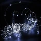 Светодиодная гирлянда нить Капли росы на батарейках 2xAA медный провод 30 LED 3 метра подсветка UKC Decorative Light холодный белый - изображение 3