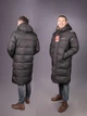 Куртка зимова Kings Wind довга чоловіча тепла, Чорний, XL - зображення 1