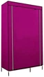 Шкаф тканевый раскладной Stenson 105х45х175 см R30898 pink Розовый - изображение 3
