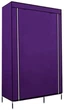 Шкаф тканевый раскладной Stenson 105х45х175 см R30898 purple Фиолетовый - изображение 3