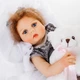 Силиконовая Коллекционная Кукла Реборн Reborn Девочка Эмма ( Виниловая Кукла ) Высота 57 См - изображение 3