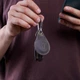 Кожаный чехол-брелок для AirTag INCARNE Key Tag Серый - изображение 3