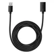 Кабель-подовжувач Baseus AirJoy Series USB3.0 Extension Cable 2m (B00631103111-03) Cluster Black - зображення 1