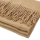 Женский кашемировый шарф LuxWear S128003 Песочный - изображение 5