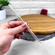 Прямая стеклянная трубочка для коктейльных стаканов 20 см - изображение 1