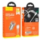 Автомобільний зарядний Hoco NZ10 (USB/Type-C/PD45W) + кабель Type-C to Type-C Сріблястий - зображення 2