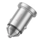 Зарядний автомобільний Hoco NZ10 (USB/Type-C/PD45W) Сріблястий - изображение 4