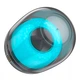 Колонка Bluetooth HOCO BS58 Crystal Colorful Luminous Портативна акустика зі світломузикою Прозорий-Чорний - зображення 4