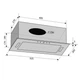 Вытяжка Ventolux PUNTO 52 X (900) PB PC - изображение 6