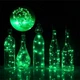 Гибкая медная гирлянда на батарейках РОСА капля 100LED DL 10м зеленая МХ-НФ-00005783 - изображение 1