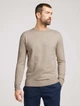 Джемпер Tom Tailor basic crew neck sweater XXXL Бежевий 1027299XX1011831 - зображення 1