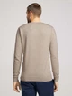 Джемпер Tom Tailor basic crew neck sweater XXXL Бежевий 1027299XX1011831 - зображення 2