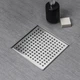 Душевой трап из нержавеющей стали DISFACT DTQ-1 Premium 15x15cm Серебристый - изображение 2