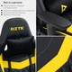 Кресло игровое RZTK Cobra Черно-желтое - изображение 12