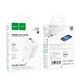 Зарядне мережеве Hoco C126A USB/2Type-C PD40W адаптер швидка зарядка для мобільних пристроїв для телефону/смартфону Білий - зображення 2