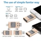 Флешка 32gb 3в1 для Windows 7/8/10/11/Linux/iPhone 6-12/Android MicroUSB (gold) - изображение 3