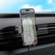Держатель HOCO Journey wireless fast charging car holder HW4 (air outlet) 4756588 - изображение 9