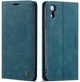 Чехол книжка Caseme с магнитом для iPhone XR зеленый бумажник - изображение 1