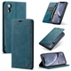 Чехол книжка Caseme с магнитом для iPhone XR зеленый бумажник - изображение 2