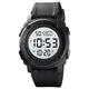 Часы наручные мужские SKMEI 1853BKWT BLACK, армейские часы противоударные. Цвет: черный - изображение 1
