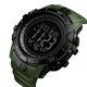 Часы наручные мужские SKMEI 1475AG ARMY GREEN, брендовые мужские часы, часы для мужчины. Цвет: зеленый - изображение 3