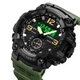 Годинник наручний чоловічий SKMEI 1965AG ARMY GREEN, Годинник армійський оригінал, Годинник спортивний. Колір: зелений - зображення 4