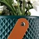 Ваза для цветов MVM MY HOME декоративная 17.5 см Блюмариновая (DH-FLOWERS-10 MARINE BLUE) - изображение 4