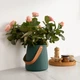 Ваза для цветов MVM MY HOME декоративная 17.5 см Блюмариновая (DH-FLOWERS-10 MARINE BLUE) - изображение 6