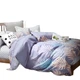 Комплект постільної білизни полуторний ZMW "Home Textiles" (37637) Пір'я на бузковому - зображення 2