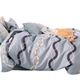 Комплект постільної білизни полуторний ZMW "Home Textiles" (37643) Хвилі на сірому - зображення 2