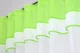 Гардина арка на кухню VR-Textil № 110к білий з неоново-салатовим 280х170 см (52-0542) - зображення 4