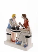Статуетка порцелянова KYIV PORCELAIN У кафе 17 см (102) - зображення 2