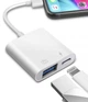 Переходник для Apple iPhone Lightning to USB 3.0 Adapter для подключения флешки/камеры с разъемом зарядки Lightning на USB адаптер White - изображение 1