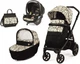 Коляска 3 в 1 Peg-Perego Book Grafic Gold Lounge Графическое золото (2000000130569) (PACK-BOOK31LG00002) - изображение 1