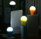 USB LED Лампочка 2 W, Портативная светодиодная лампа для павербанка, мини светильник подсветка фонарик ночник , Белая - изображение 7