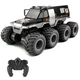 Машинка на радиоуправлении JJRC Q137 1:16 Black Восьмиколесный вездеход Внедорожник амфибия 8WD до 30 минут - изображение 1