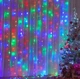 Гирлянда-штора светодиодная 160 LED 2х2 м USB с пультом Мультицветная (2X2USBGRLNDC27) FG22 - изображение 1