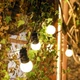 Гирлянда уличная с соединителем 10 больших шаров 5 метров WARM Bulbs Теплый цвет (90202SN218) - изображение 4
