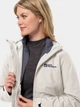 Куртка демисезонная с капюшоном женская Jack Wolfskin Moonrise 3In1 Jkt W 1115621-5609 M Серая (4064993842982) - изображение 4