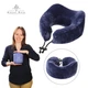 Дорожня подушка ортопедична для подорожей Royal Rest Memory Foam 27*29*15см Синя (RR-02) - зображення 5