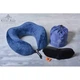 Дорожня подушка ортопедична для подорожей Royal Rest Memory Foam 27*25*12см Синя (RR-05) - зображення 1
