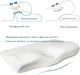 Ортопедична подушка для сну з ефектом пам'яті Memory Foam 30*50см з Наволочка із тканини «льодяний шовк» (RR-S2-ice) - зображення 9