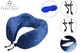 Дорожня подушка ортопедична для подорожей Royal Rest Memory Foam 27*25*12см Синя (RR-05) - зображення 2