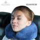 Дорожня подушка ортопедична для подорожей Royal Rest Memory Foam 28*28*13см Синя (RR-01) - зображення 4